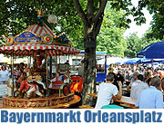 Der Bayern Markt findet statt auf dem Orleansplatz (©Foto: Ingrid Grossmann)
